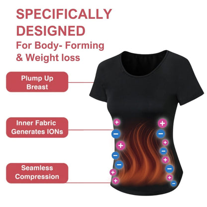 Pack 2 - IonSculp® Hourglass Sculpting Self Heating Short Sleeve