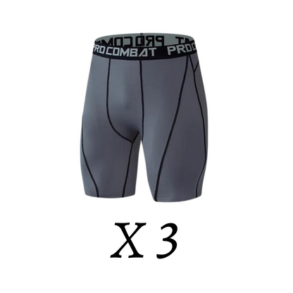 Pack 3 - PROCOMBAT™ IONIC Energy Field Therapy Compression Shorts