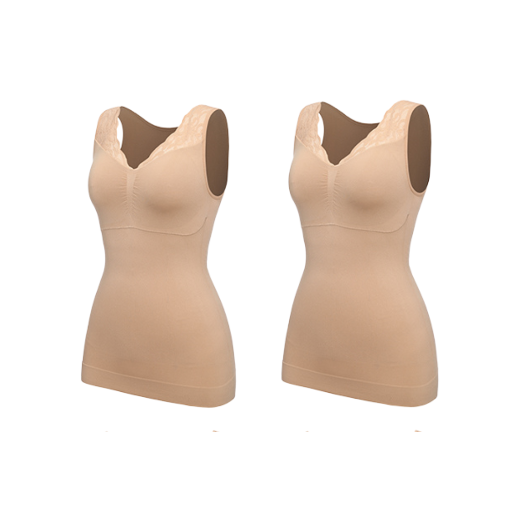 Pack 3 - IonSculp® Hourglass Sculpting Vest with  Built-in Bra