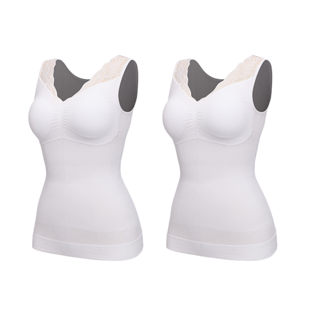 Pack 2 - IonSculp® Hourglass Sculpting Vest with  Built-in Bra