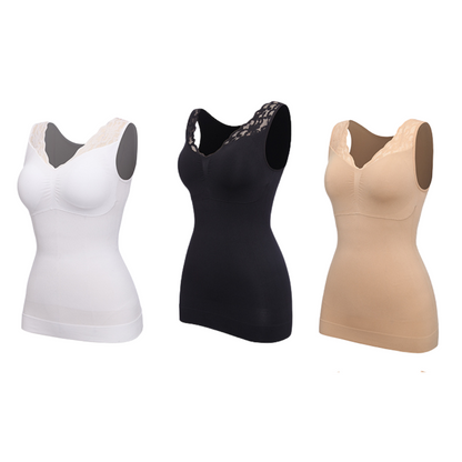 Pack 2 - IonSculp® Hourglass Sculpting Vest with  Built-in Bra