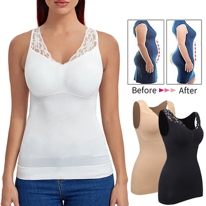 Pack 2 - IonSculp® Hourglass Sculpting Vest with  Built-in Bra