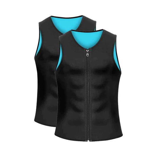 Pack 2 - FitPro™ Gynecomastia Compression Zipper Vest