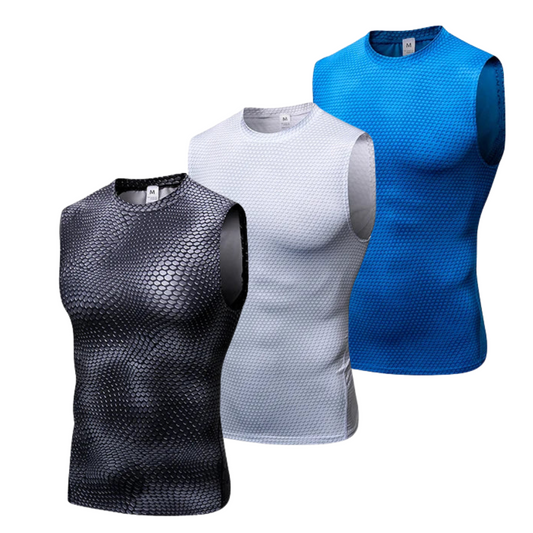 Pack 3 - FIBERFIT™ IONIC Energy Field Therapy Vest for Men