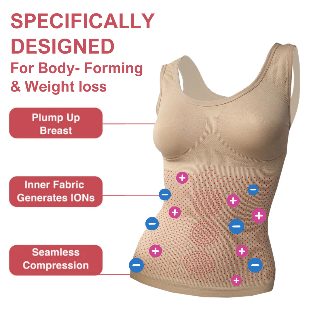 Pack 2 - IONFiber™ Hourglass Sculpting Self Heating Vest